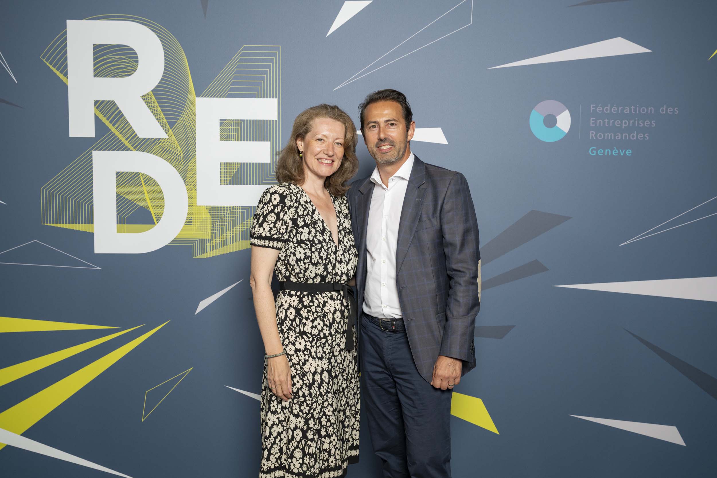 Rentrée des Entreprises 2024 - FER - Adrien Désormière et Sandra Vanhalst - agence immobilière Désormière & Vanhalst à Troinex - Genève